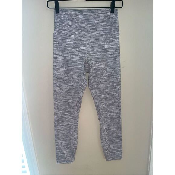 Lululemon Wunder Under Hi-Rise 7/8 Tight 25" 6 Wee Are From Space Ice Grey Alpin - Picture 2 of 5